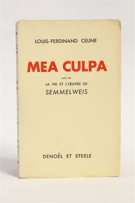 celine writer|mea culpa celine.